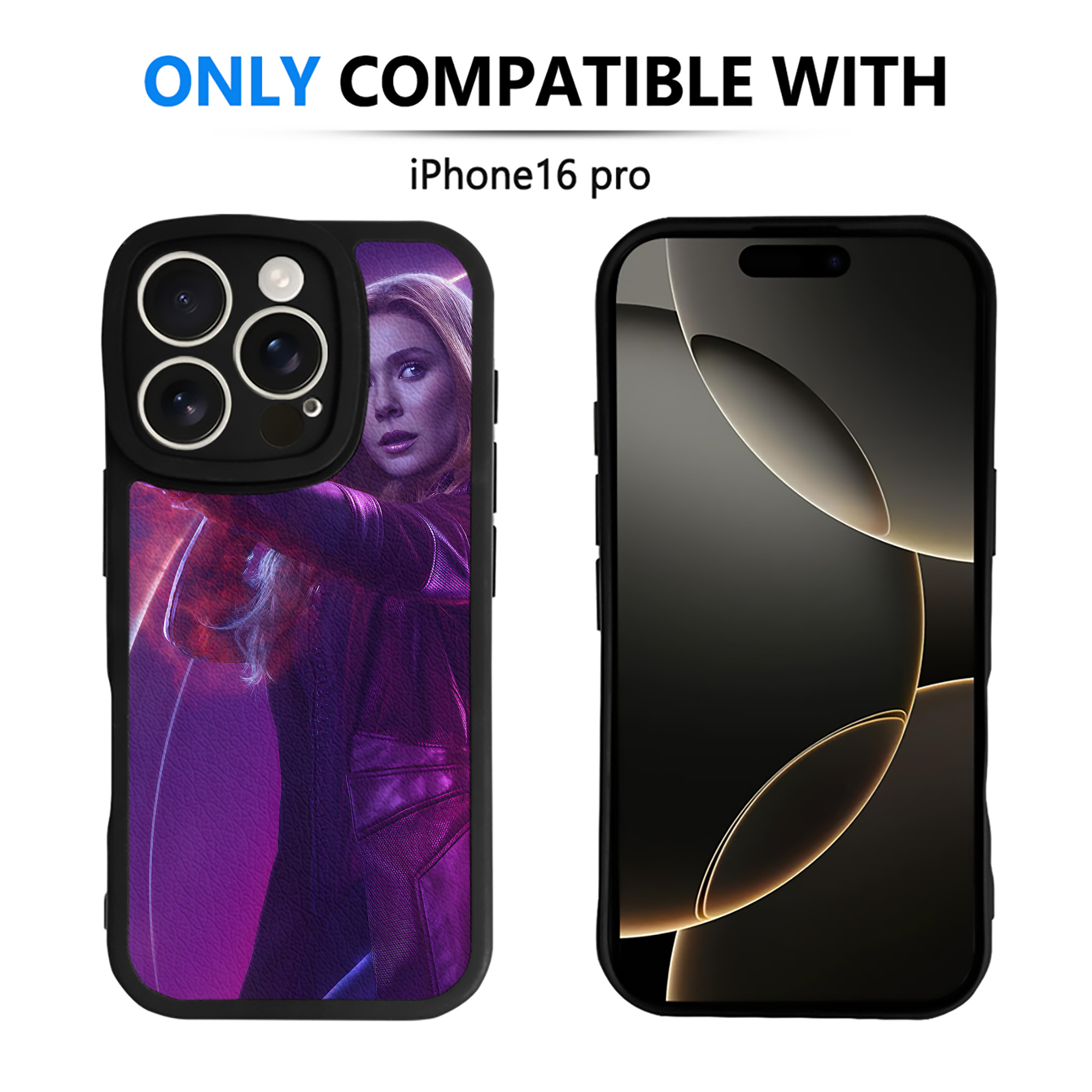 （画像用） アベンジャーズ The Avengers 【iPhone 16シリーズ対応】シリコンスマホケース（レザー調） 材質：シリコン